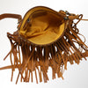 ADBGM244 Western Genuine suede Fringe Crossbody Bag - Studded Leather Festival Purse