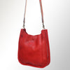 ADBGM245 Leather Crossbody Bag - Western Hand-Tooled Strap Purse
