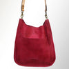 ADBGM245 Leather Crossbody Bag - Western Hand-Tooled Strap Purse
