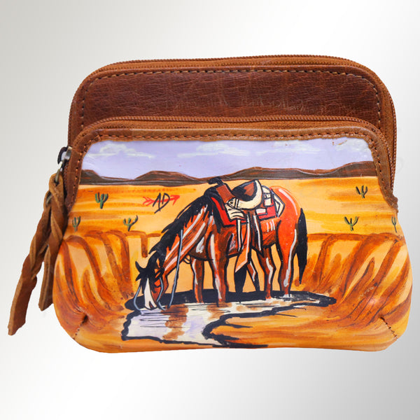 ADBGM235 Coin Purse Genuine Western Leather Women Bag
