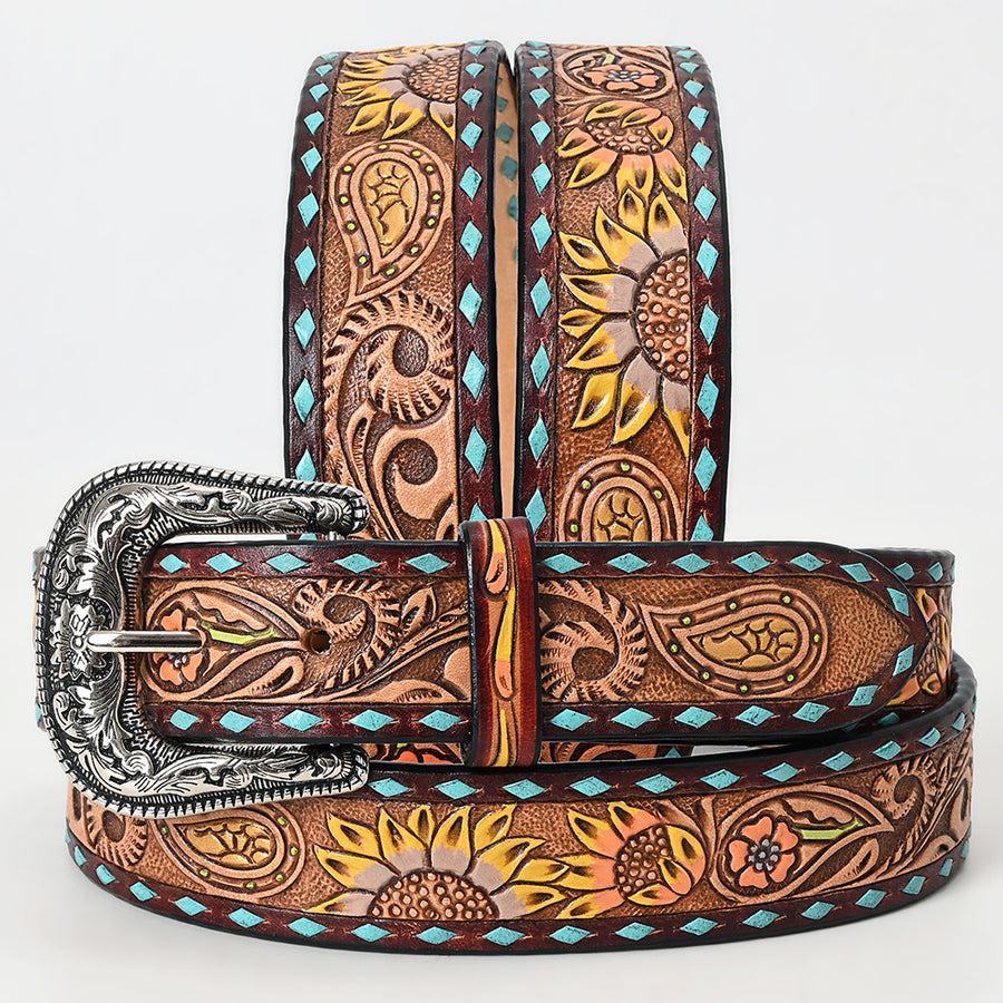 Clear tooled leather purse by American Darling main image 1