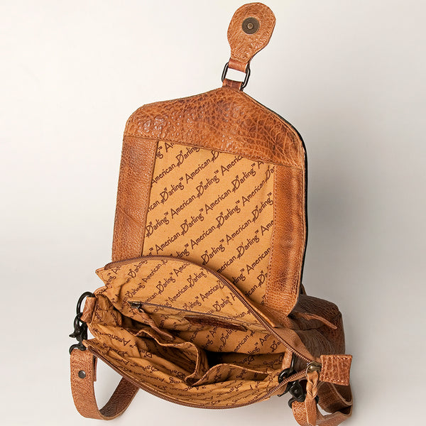 LC-ADBGZ594 Crossbody Genuine Western Leather Women Bag Becca