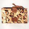 ADBG813 American Darling Hair-On Cowhide Card-Holder Bag with Leather Snap Strap