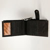 LC-ADBG813 Hair-On Cowhide Card-Holder Bag with Leather Snap Strap