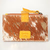 LC-ADBG813 Hair-On Cowhide Card-Holder Bag with Leather Snap Strap