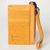 ADBG814 American Darling Genuine Leather Slim Card Holder Wallet with Zipper Pocket