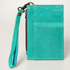 ADBG814 American Darling Genuine Leather Slim Card Holder Wallet with Zipper Pocket