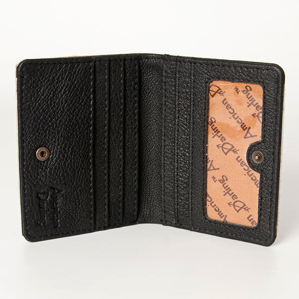 ADBG815 American Darling Handcrafted Leather Card-Holder with Authentic Hair-On Cowhide
