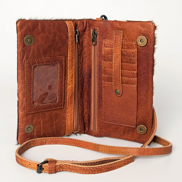 ADBG819 American Darling Handcrafted Leather Small Cross body Bag with Hair-On Cowhide