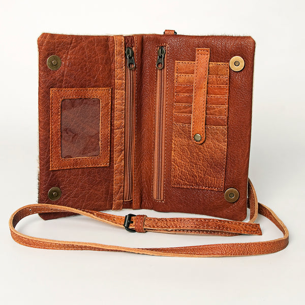 ADBG819 American Darling Handcrafted Leather Small Cross body Bag with Hair-On Cowhide