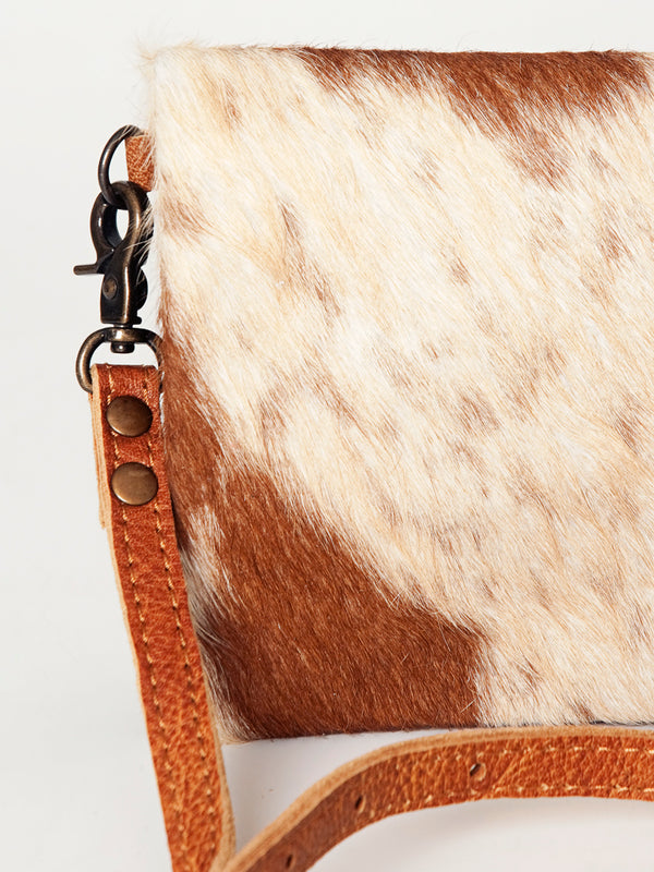 ADBG819 American Darling Handcrafted Leather Small Cross body Bag with Hair-On Cowhide