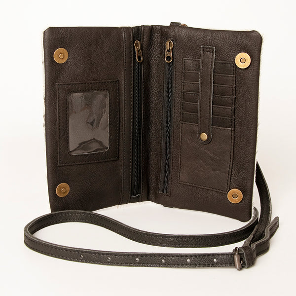ADBG819 American Darling Handcrafted Leather Small Cross body Bag with Hair-On Cowhide
