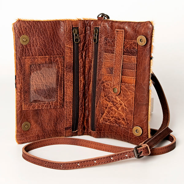 ADBG819 American Darling Handcrafted Leather Small Cross body Bag with Hair-On Cowhide