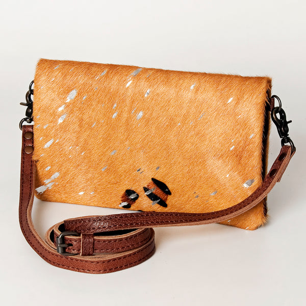 ADBG819 American Darling Handcrafted Leather Small Cross body Bag with Hair-On Cowhide
