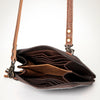 ADBG820 American Darling Handcrafted Leather Cross body Bag with Hair-On Cowhide