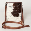 ADBG820 American Darling Handcrafted Leather Cross body Bag with Hair-On Cowhide