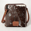 ADBG820 American Darling Handcrafted Leather Cross body Bag with Hair-On Cowhide