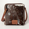 ADBG820 American Darling Handcrafted Leather Cross body Bag with Hair-On Cowhide