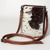 ADBG820 American Darling Handcrafted Leather Cross body Bag with Hair-On Cowhide