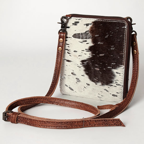 ADBG820 American Darling Handcrafted Leather Cross body Bag with Hair-On Cowhide