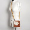 ADBG820 American Darling Handcrafted Leather Cross body Bag with Hair-On Cowhide