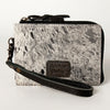 ADBG821 American Darling Handcrafted Leather Coin Purse with Authentic Hair-On Cowhide