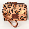 ADBG821 American Darling Handcrafted Leather Coin Purse with Authentic Hair-On Cowhide