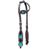 BER174-Western Leather One Ear Headstall