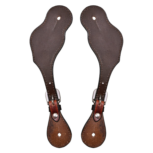 BER229-Western American Leather Spur Strap