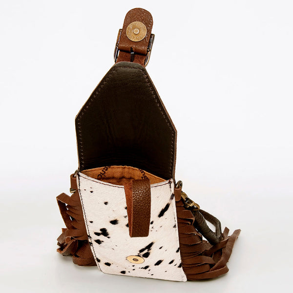 ADBGA243 American Darling Hair-On Cowhide Cell Phone Holder Genuine Leather