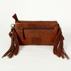 ADBGA244 American Darling Small Cross body Bag Hand Tooled Woven Saddle Blanket