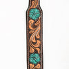 BER175-Western leather Dog Collar