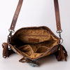 ADBG836 American Darling Western Bucket Bag with Hand Woven Saddle Blanket and Turquoise Concho