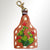 ADKRX111 Hand-Tooled Leather Keyring with Cactus & Red Blossom Design Western Charm