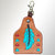 LC-ADKRX117 Hand Painted Genuine Leather Keyring