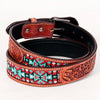 LC-BEE114-NaturalWestern leather Belt
