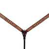 BER278-Western Leather Breast Collar