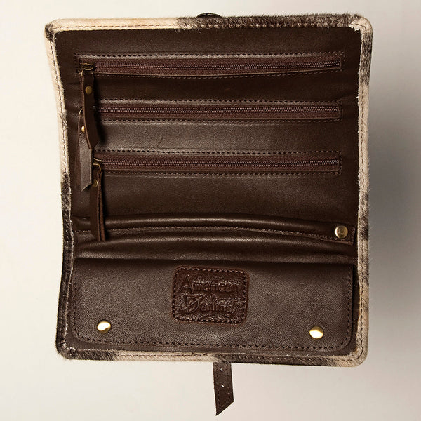 ADBGA245 American Darling Hair-On Cowhide Jewelry Case Vegetable-Tanned Genuine Leather