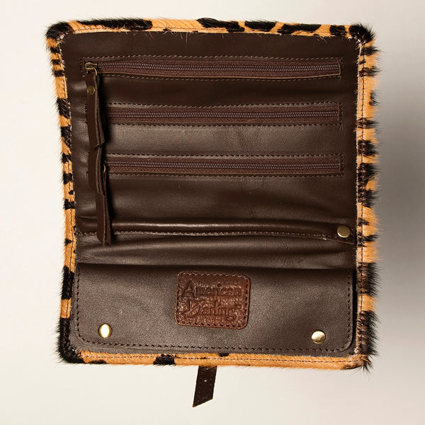 ADBGA245 American Darling Hair-On Cowhide Jewelry Case Vegetable-Tanned Genuine Leather