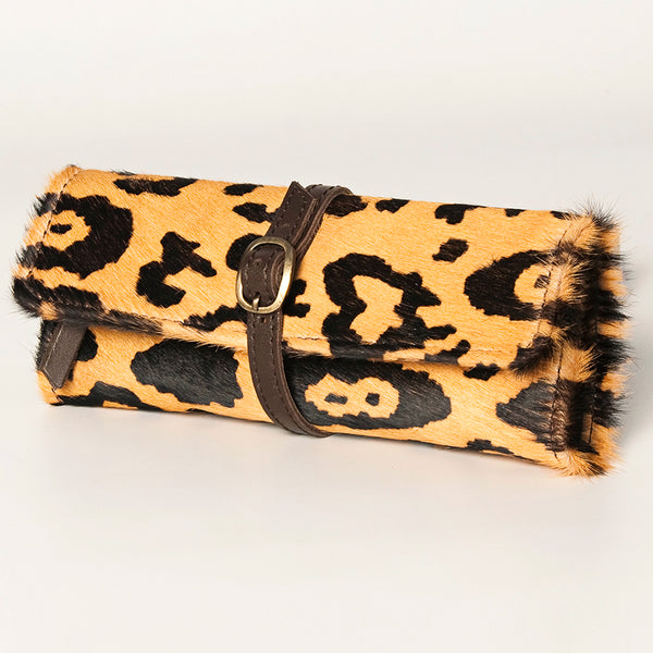 ADBGA245 American Darling Hair-On Cowhide Jewelry Case Vegetable-Tanned Genuine Leather