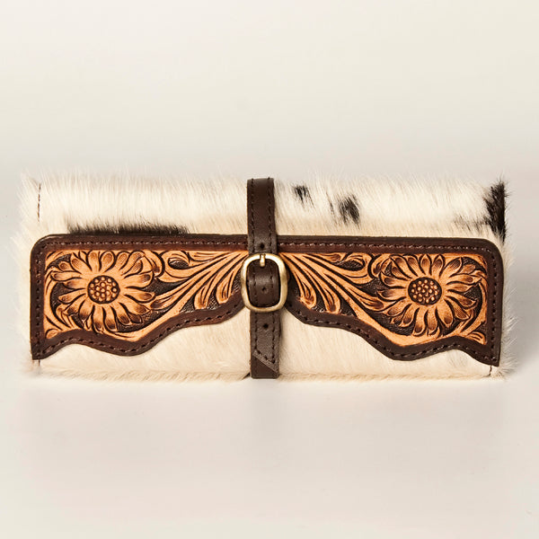 ADBGA245 American Darling Hair-On Cowhide Jewelry Case Vegetable-Tanned Genuine Leather