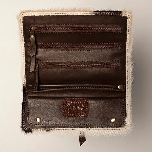 ADBGA245 American Darling Hair-On Cowhide Jewelry Case Vegetable-Tanned Genuine Leather