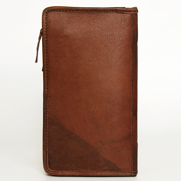 ADBGA246 American Darling Hair-On Cowhide Jewelry Case Hand Tooled Genuine Leather