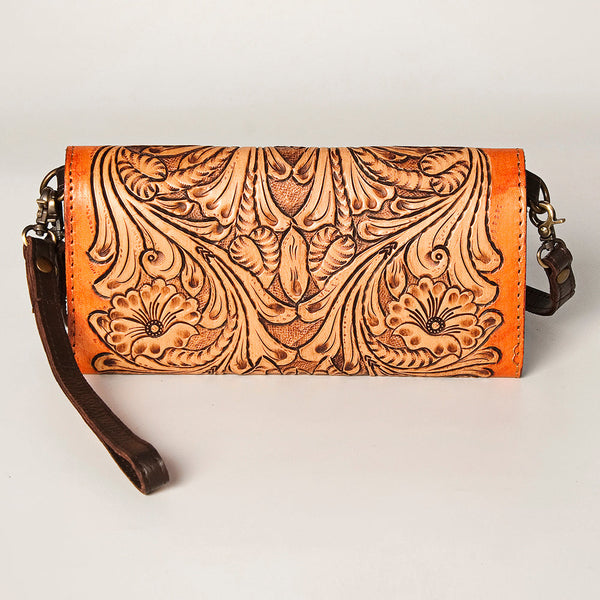 ADBGA247 American Darling Hand Tooled Genuine Leather Small Cross body Bag with Leather Strap