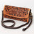 ADBGA247 American Darling Hand Tooled Genuine Leather Small Cross body Bag with Leather Strap