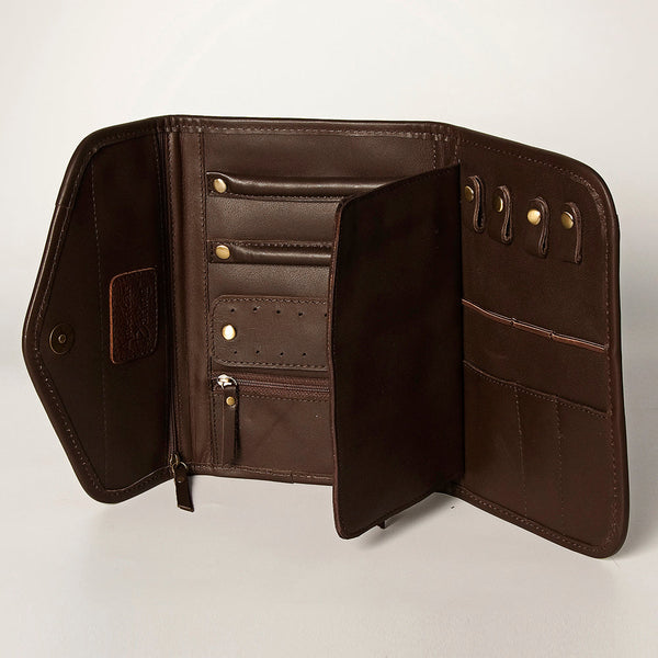 ADBGA250 American Darling Cowhide Leather Jewelry Case Western Storage