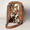 ADBGA251 American Darling Hair-On Cowhide Large Cross body Bag Hand Tooled Leather