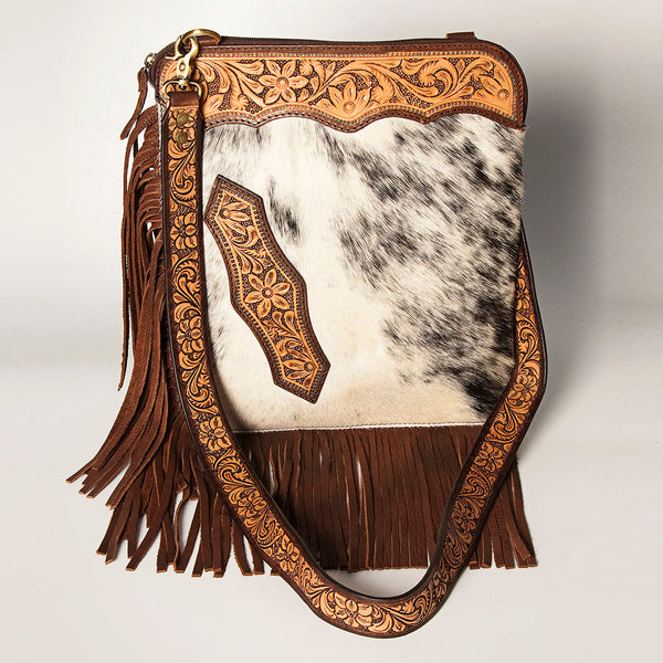 ADBGA252 American Darling Hair-On Cowhide Chaps Bag Hand Tooled Genuine Leather