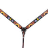 BER261-Western Leather Breast Collar