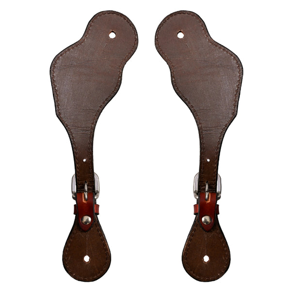 BER264-Western American Leather Spur Strap